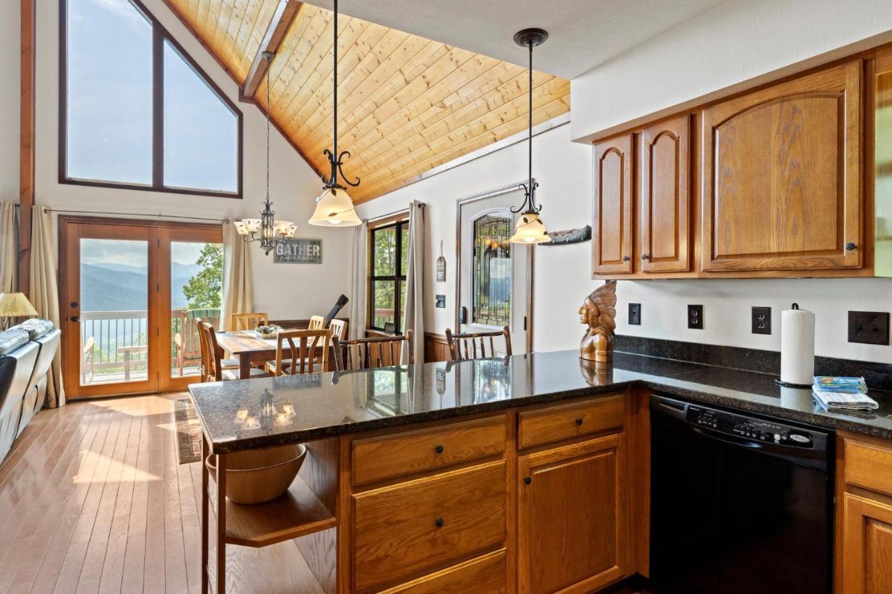 Native Winds Luxury Cabin Rental Bryson City Exterior foto